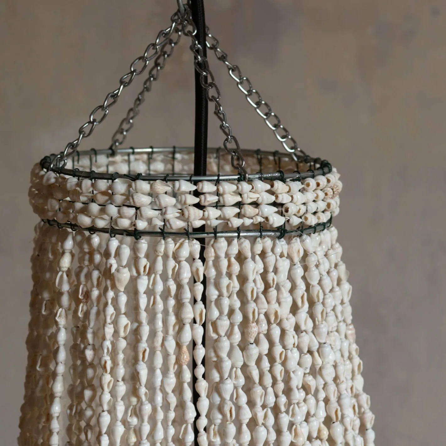 Graham & Green Ceiling Lights & Chandeliers<Rani Shell Beaded Lampshade