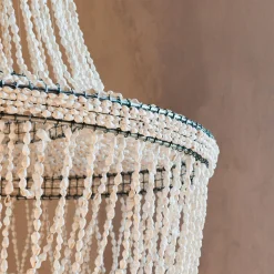 Graham & Green Ceiling Lights & Chandeliers<Rani Shell Beaded Lampshade
