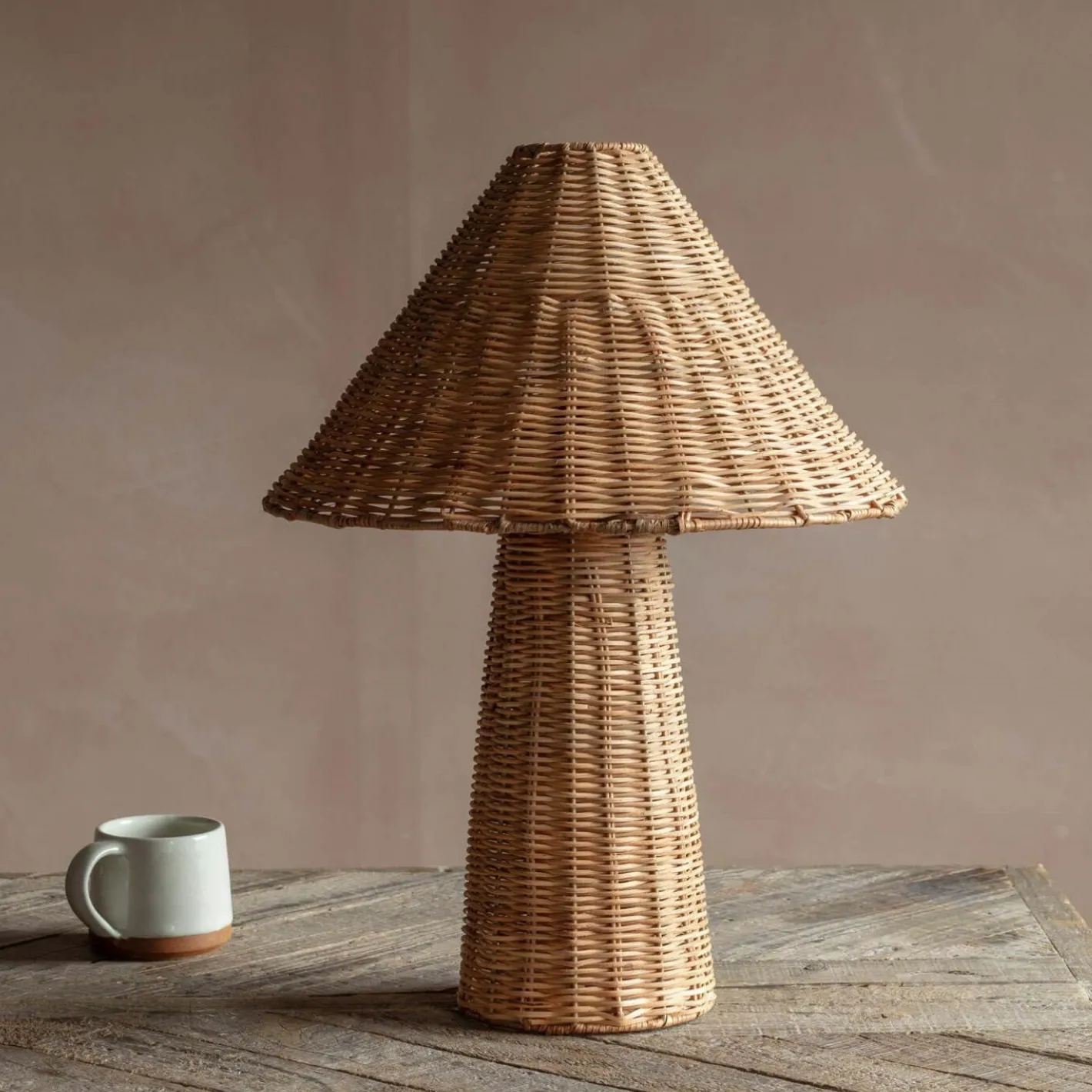 Graham & Green Table Lamps<Rattan Table Lamp
