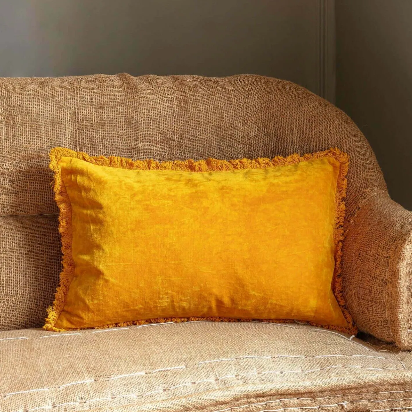 Graham & Green Sofa Cushions|Cushions<Rectangular Stonewashed Velvet Cushions