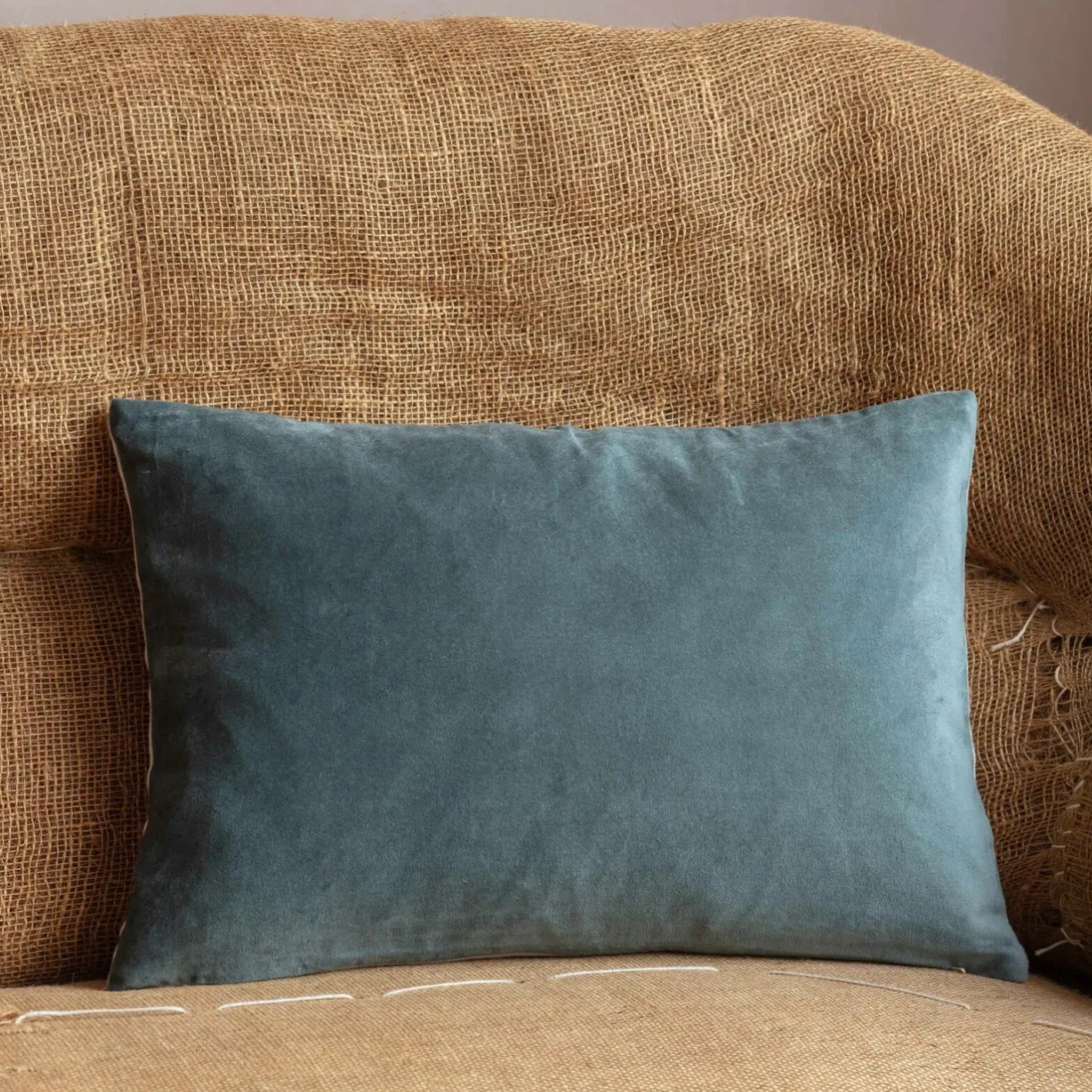Graham & Green Sofa Cushions|Cushions<Rectangular Velvet and Linen Backed Cushions