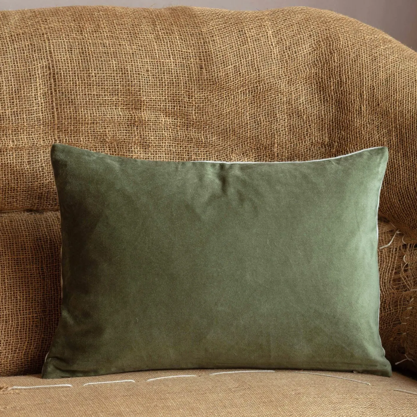 Graham & Green Sofa Cushions|Cushions<Rectangular Velvet and Linen Backed Cushions