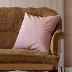 Graham & Green Sofa Cushions|Cushions<Red Narrow Stripe Square Cushion