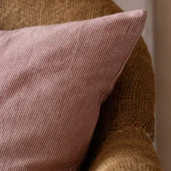 Graham & Green Sofa Cushions|Cushions<Red Narrow Stripe Square Cushion