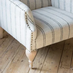 Graham & Green Armchairs<Renée Linen Stripe Armchair