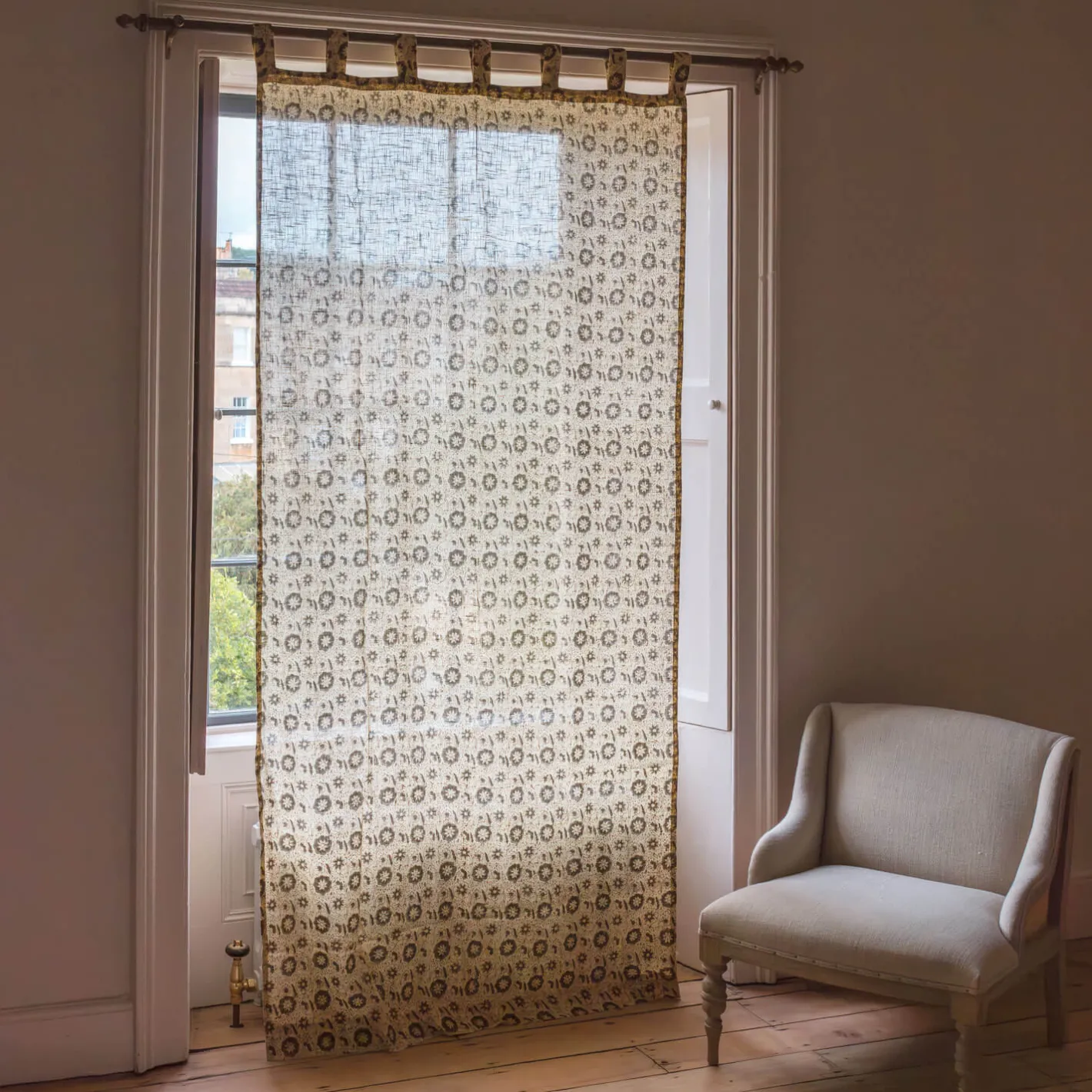 Graham & Green Curtains & Curtain Ties<Ren Single Curtain