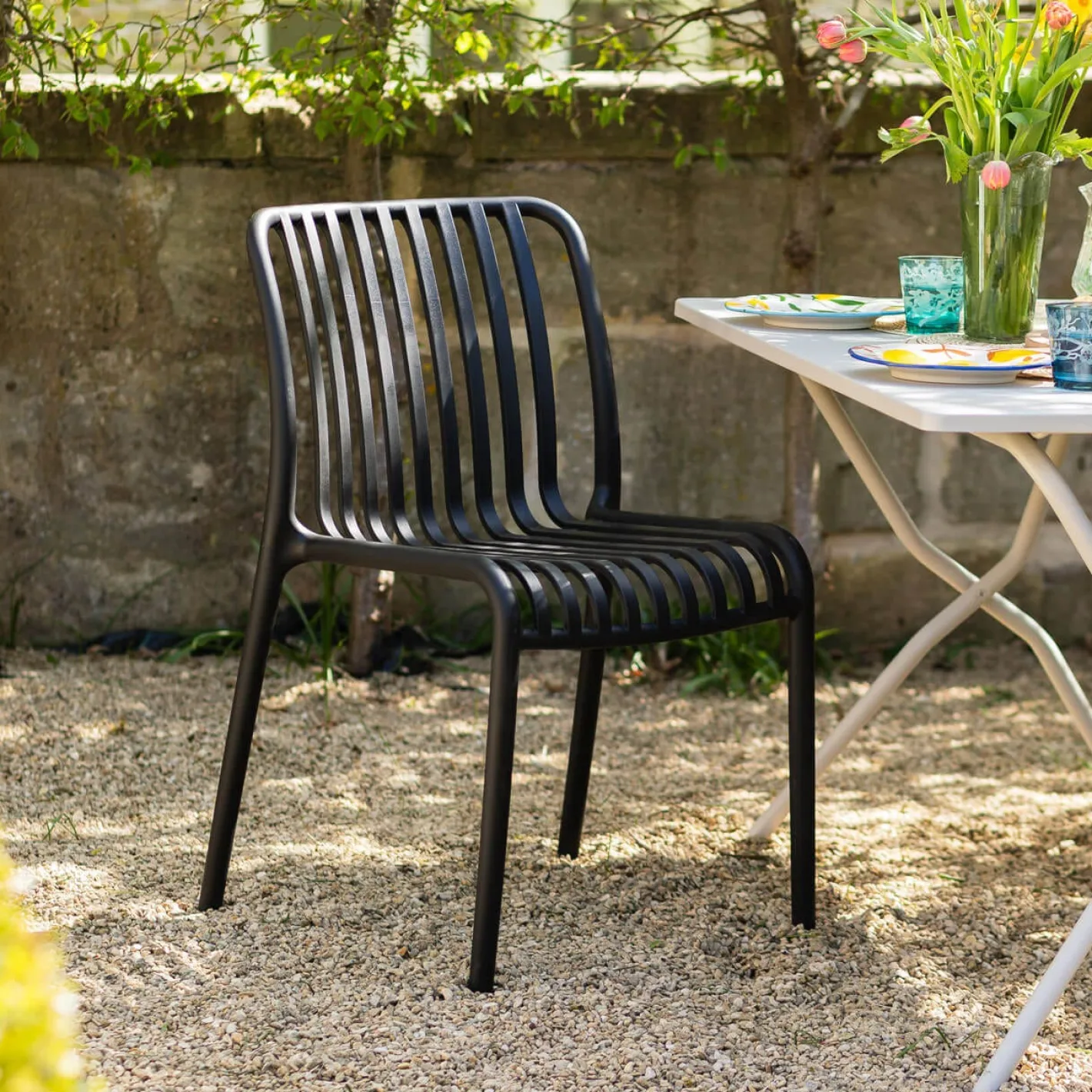 Graham & Green Garden Chairs & Sofas|Garden Chairs & Sofas<Rick Black Outdoor Chair