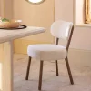 Graham & Green Dining Chairs<Rigby White Bouclé Chair