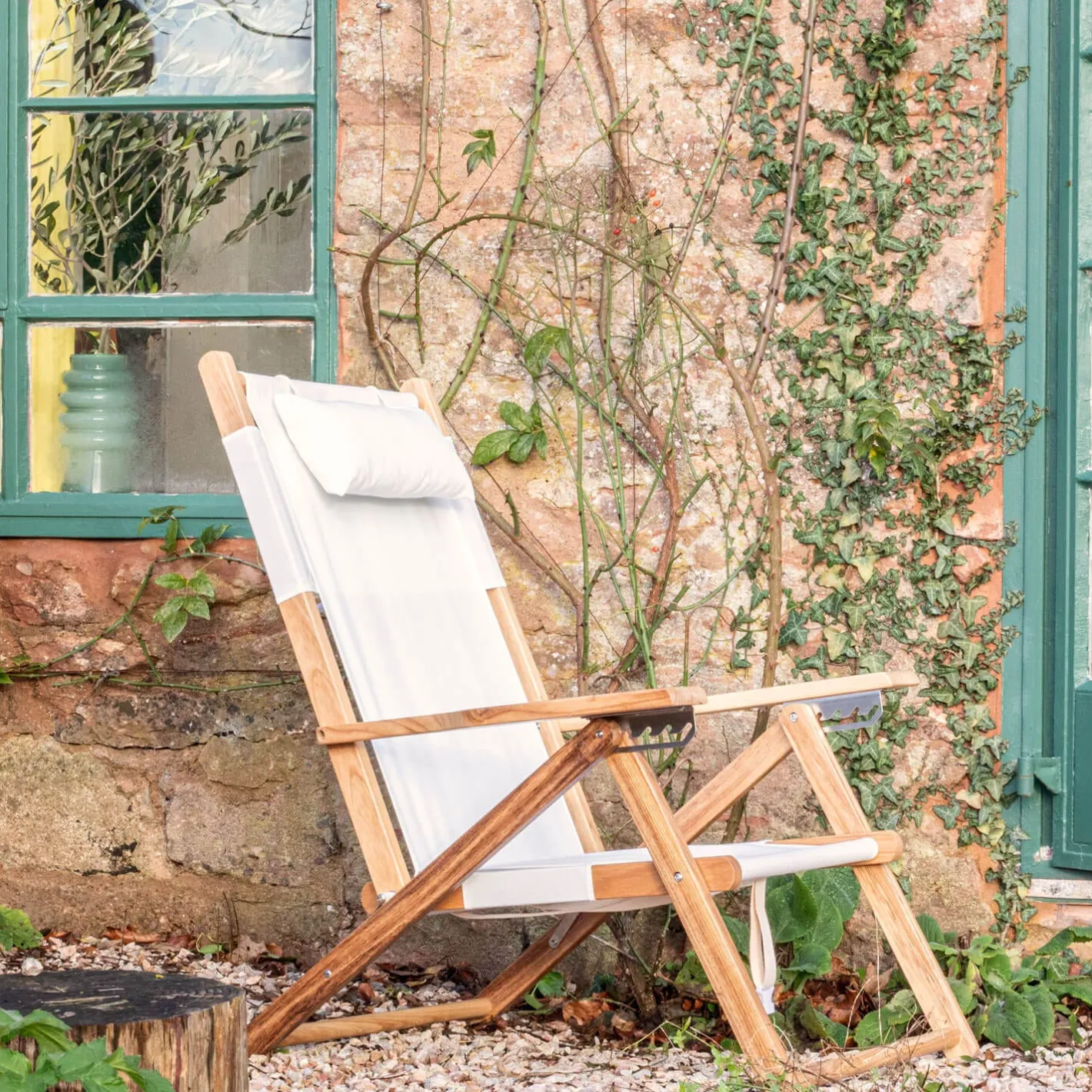 Graham & Green Garden Chairs & Sofas|Garden Chairs & Sofas<Riviera White Deck Chair