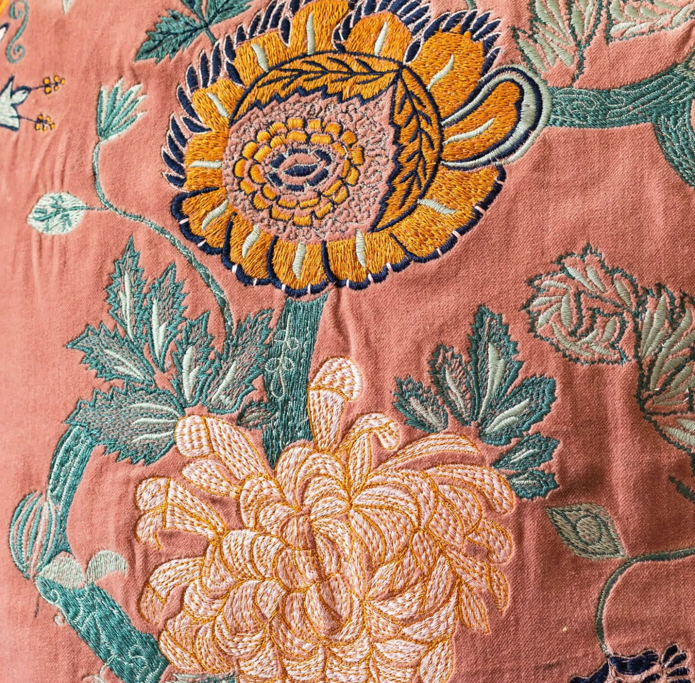 Graham & Green Sofa Cushions|Cushions<Rosalind Embroidered Square Cushions