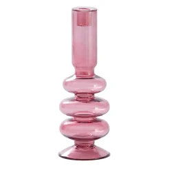 Graham & Green Candle Holders & Candles<Rose Pink Bubble Candle Holder