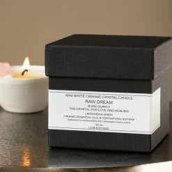 Graham & Green Candle Holders & Candles|Home Fragrance<Rose Quartz Natural Wax Candle