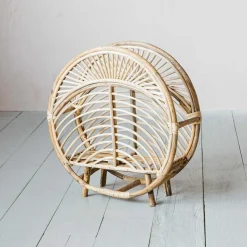 Graham & Green Household Storage<Round Cane Magazine Rack