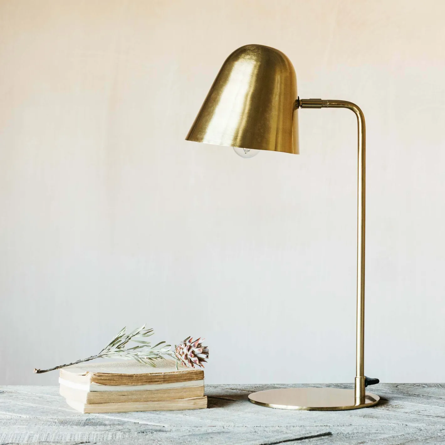 Graham & Green Table Lamps<Rowan Brass Table Lamp