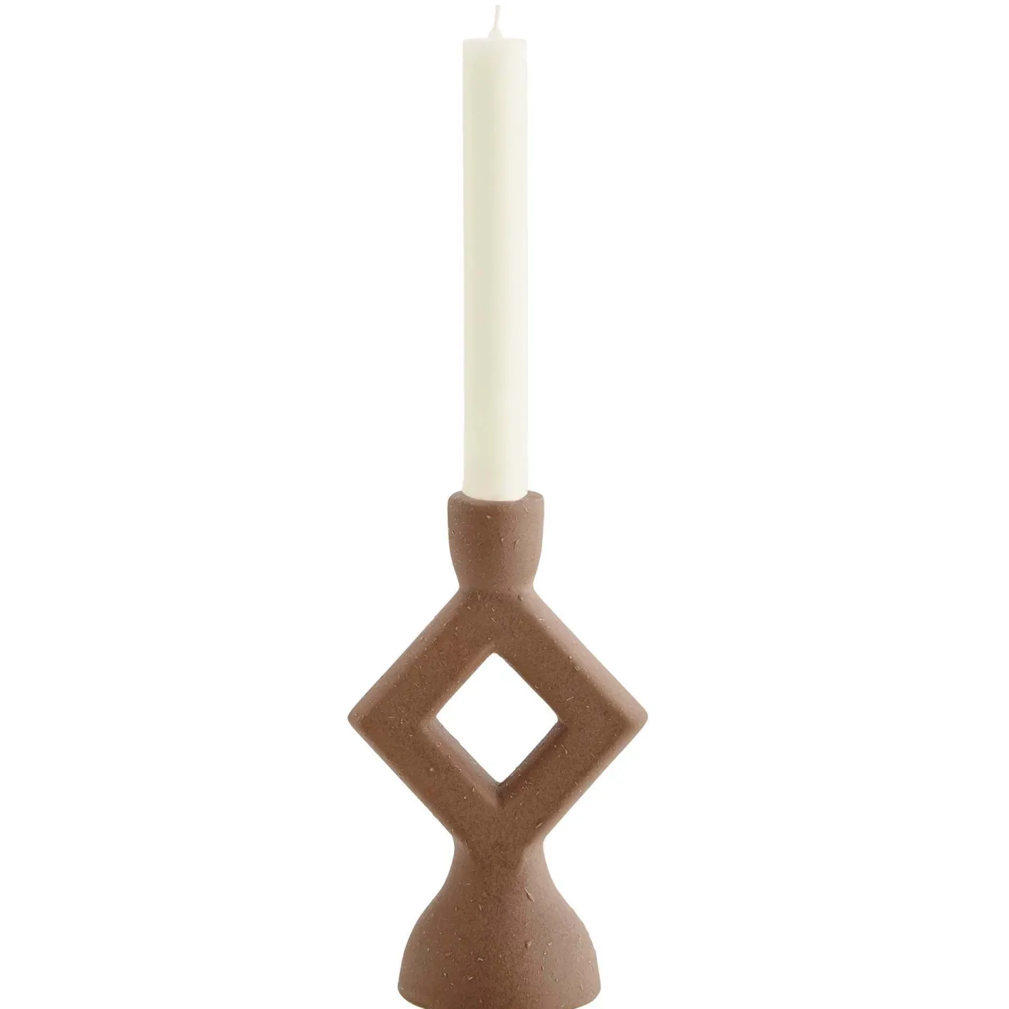 Graham & Green Candle Holders & Candles<Rust Diamond Candle Holder