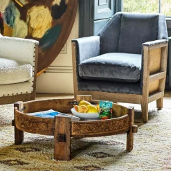 Graham & Green Coffee Tables|Side Tables<Ryka Brown Grinder Side Table