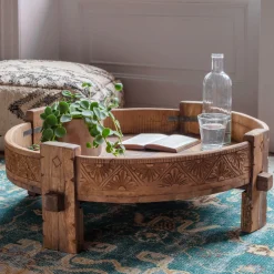 Graham & Green Coffee Tables|Side Tables<Ryka Brown Grinder Side Table