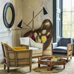 Graham & Green Coffee Tables|Side Tables<Ryka Brown Grinder Side Table