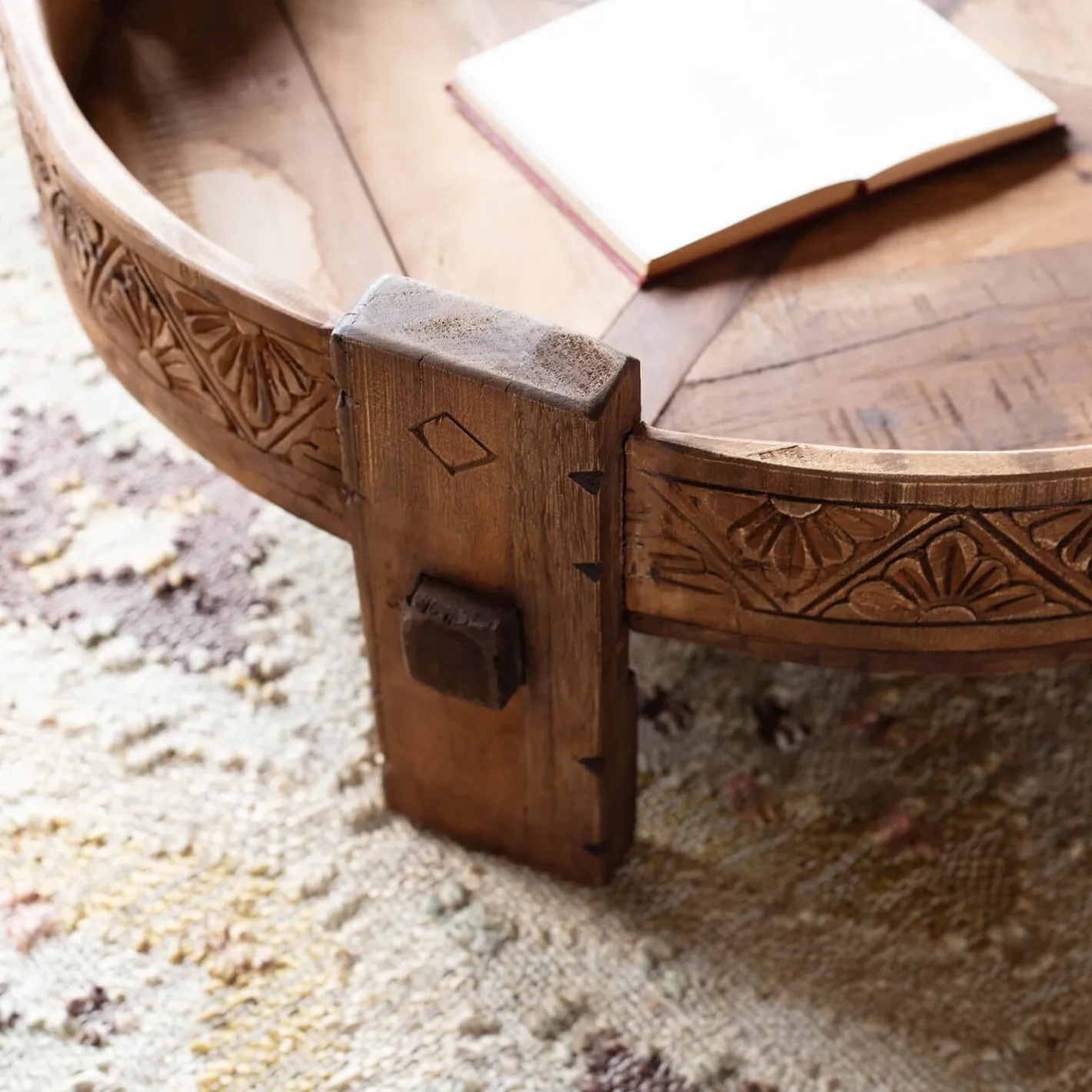 Graham & Green Coffee Tables|Side Tables<Ryka Brown Grinder Side Table