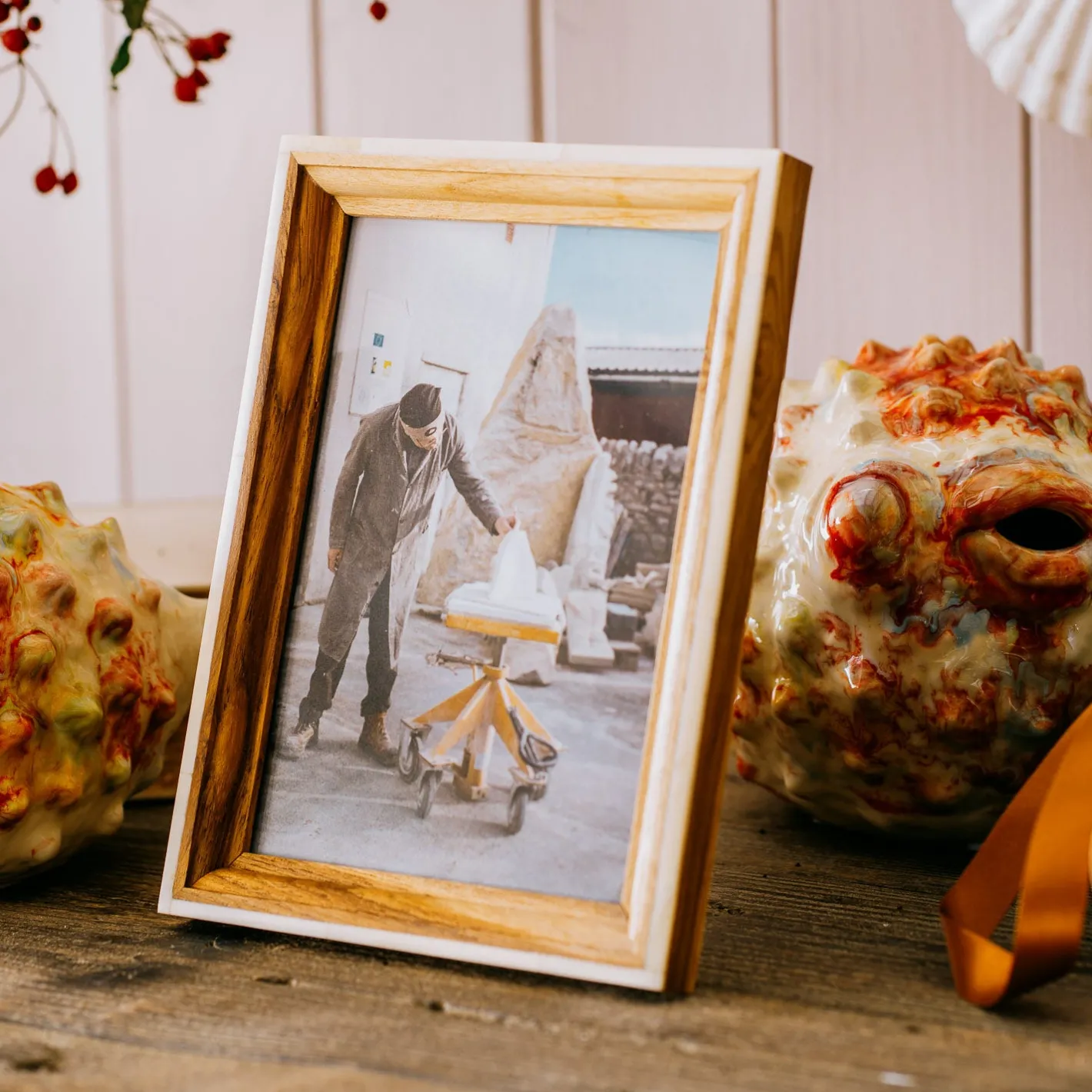 Graham & Green Photo Frames<Sagwaan Wood and Bone Photo Frames