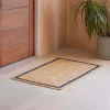 Graham & Green Doormats|Doormats<Sambourne Large Carbon Grey and Natural Jute Doormat