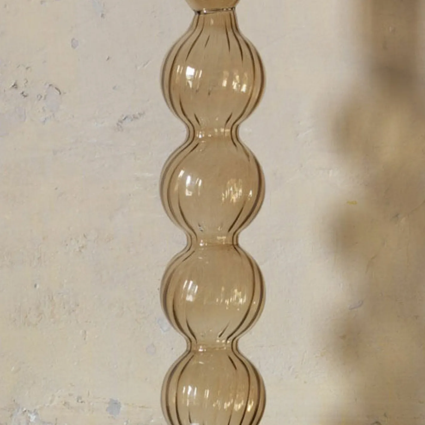 Graham & Green Candle Holders & Candles<Sand Brown Bubble Candle Holders