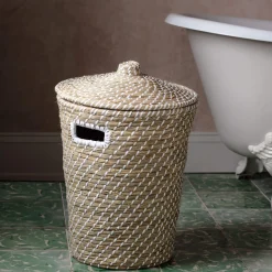 Graham & Green Laundry Baskets<Seagrass Basket with Lid