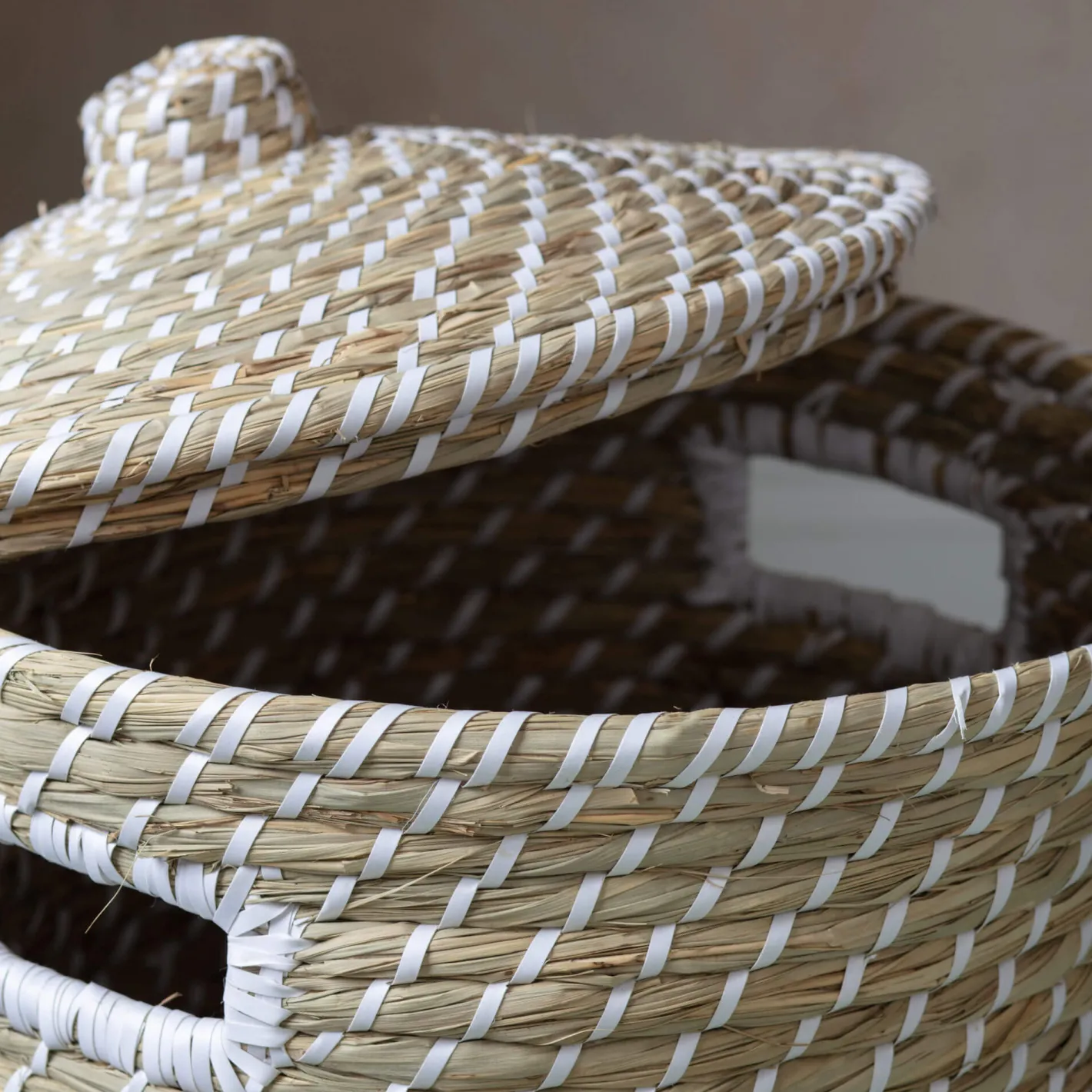 Graham & Green Laundry Baskets<Seagrass Basket with Lid