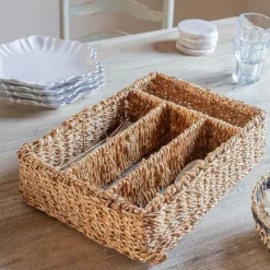 Graham & Green Outdoor Dining|Kitchen Accessories<Seagrass Cutlery Tray