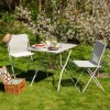 Graham & Green Garden Chairs & Sofas|Garden Chairs & Sofas<Seigle White Balcony Table and Two Chairs Set