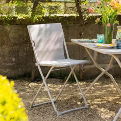 Graham & Green Garden Chairs & Sofas|Garden Chairs & Sofas<Seigle White Balcony Table and Four Chairs Set