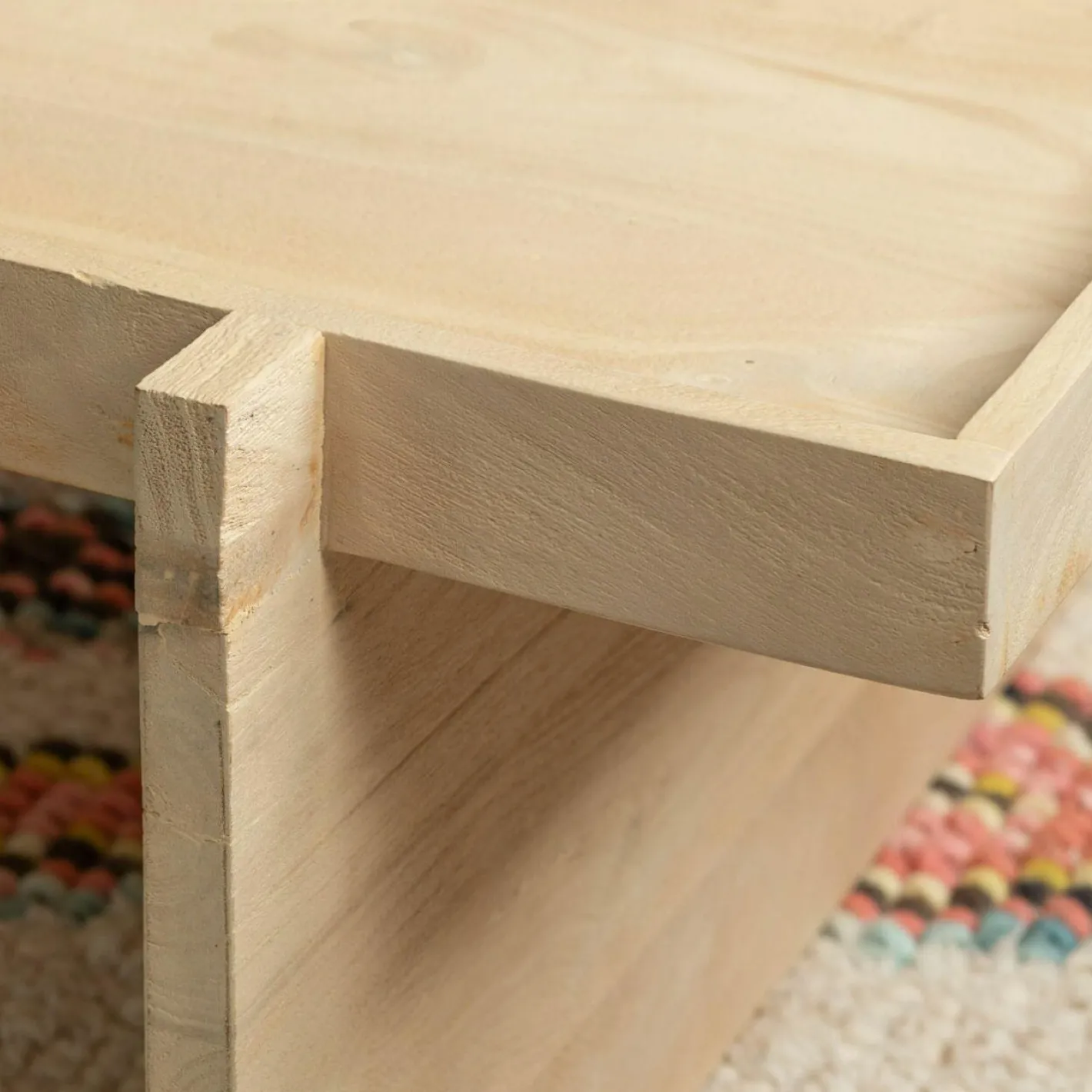 Graham & Green Coffee Tables<Seth Rectangular Tray Top Coffee Table