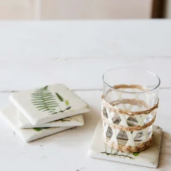 Graham & Green Placemats, Coasters & Trays<Set of Four Green Fern Coasters