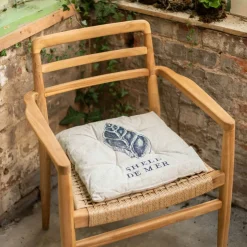Graham & Green Seat Pads & Bed Rolls|Seat Pads & Bed Rolls<Set of Four La Mer Print Seat Pads