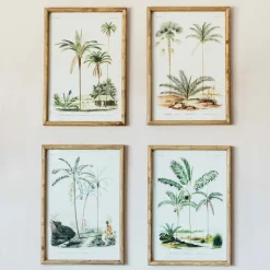 Graham & Green Prints & Wall Art<Set of Four Palm Tree Prints