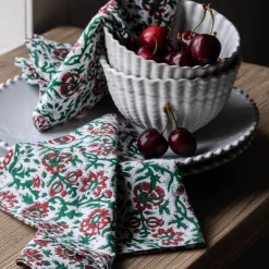 Graham & Green Table Cloths & Napkins|Table Cloths & Napkins<Set of Four Pondicherry Napkins