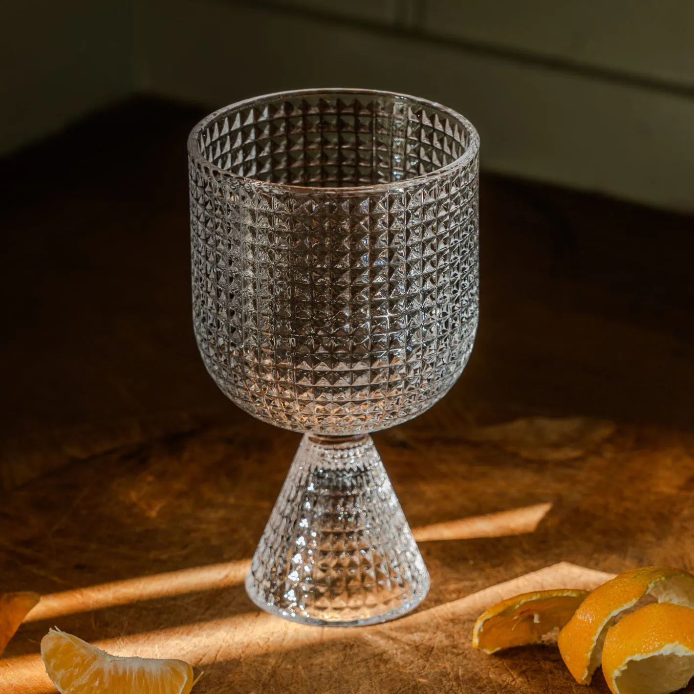 Graham & Green Glassware<Set of Four Rooftop Clear Wine Glasses