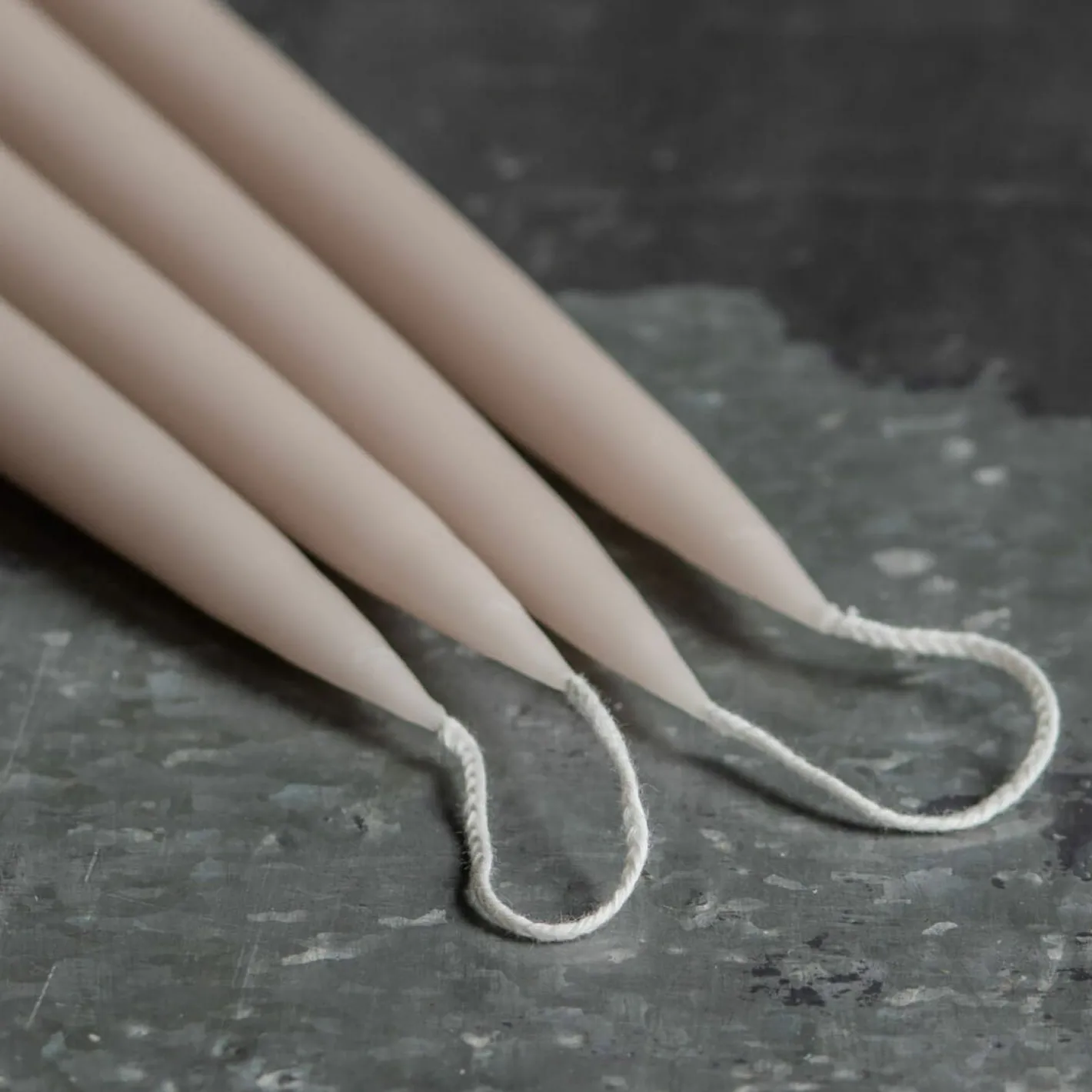 Graham & Green Candle Holders & Candles<Set of Four Tapered Linen Candles