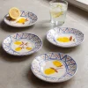 Graham & Green Outdoor Dining|Tableware<Set of Four Yellow Lemon Plates
