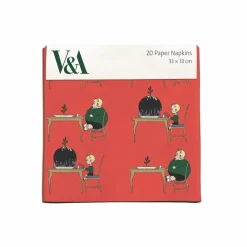 Graham & Green Table Cloths & Napkins|Table Cloths & Napkins<Set of 20 Pudding Boy Christmas Napkins