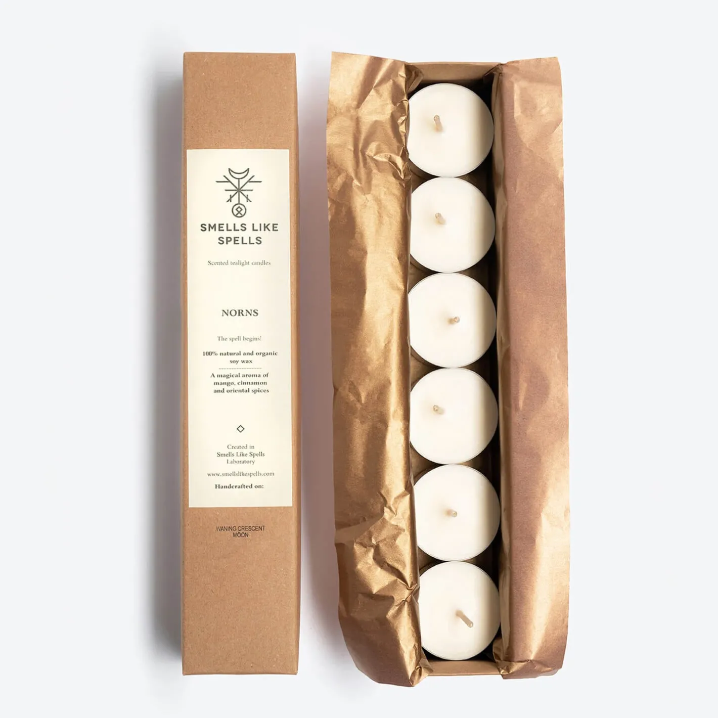 Graham & Green Candle Holders & Candles|Home Fragrance<Set of Six Norns Mango, Cinnamon and Oriental Spices Scented Tea Lights