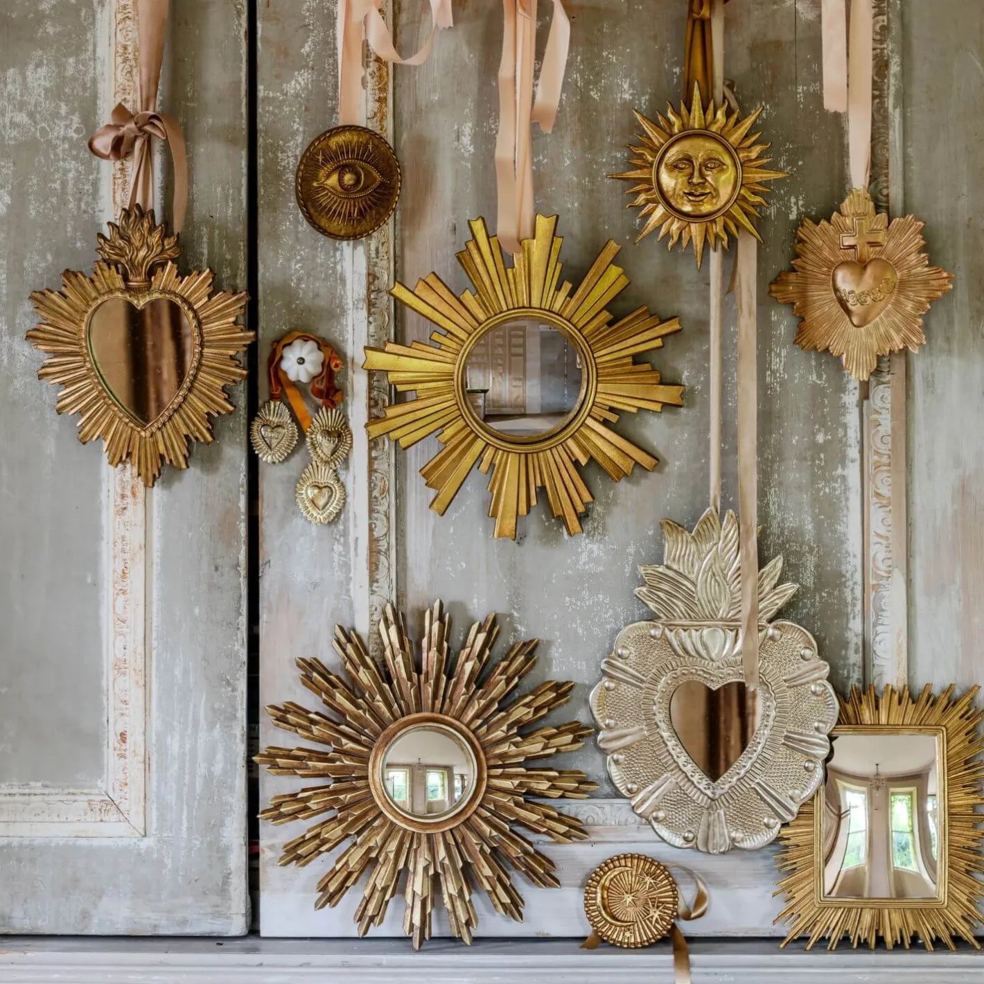 Graham & Green Decorative Accessories<Set of Three Hanging Hearts