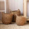 Graham & Green Laundry Baskets<Set of Three Seagrass Baskets