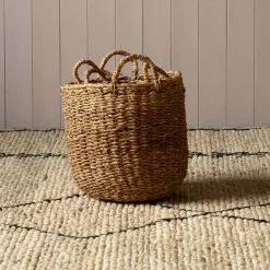 Graham & Green Laundry Baskets<Set of Three Seagrass Baskets