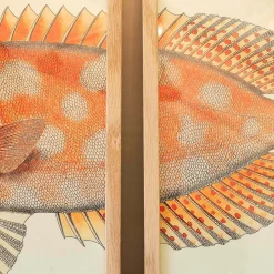 Graham & Green Prints & Wall Art<Set of Two Blotched Bigeye Print with Oak Frames