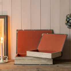 Graham & Green Decorative Accessories<Set of Two Book Boxes