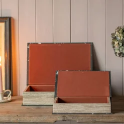 Graham & Green Decorative Accessories<Set of Two Book Boxes