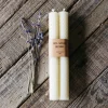 Graham & Green Candle Holders & Candles<Set of Two Cream Beeswax Candles