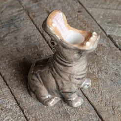 Graham & Green Candle Holders & Candles<Set of Two Hippo Candle Holders