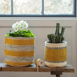 Graham & Green Vases & Plant Pots|Household Storage<Set of Two Jute Bins